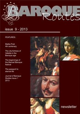 Baroque Routes Newsletter in PDF Format Directly from the Site
