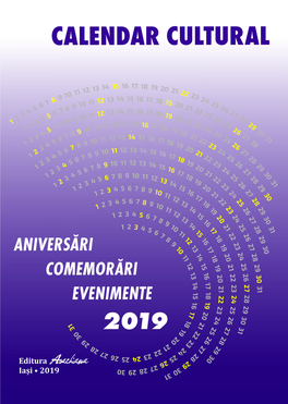 Calendar Cultural 2019