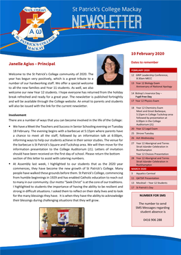 Janelle Agius – Principal 10 February 2020