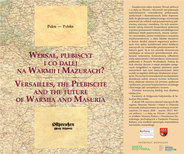 Wersal, Plebiscyt I Co Dalej Na Warmii I Mazurach?