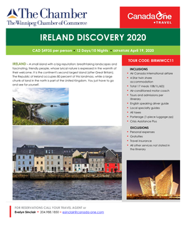 Ireland Discovery 2020