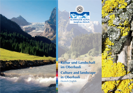 Kultur Und Landschaft Im Oberhasli Culture and Landscape in Oberhasli Deutsch | English 1