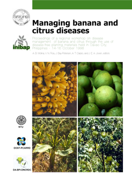 Managing Banana and Citrus Diseases