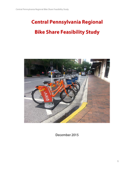Central Pennsylvania Regional Bike Share Feasibility Study