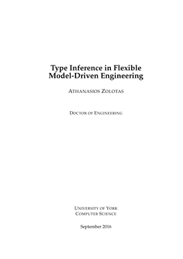 Type Inference in Flexible Model-Driven Engineering