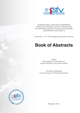 Book of Abstracts