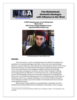 Feiz Muhammad: Extremist Ideologue