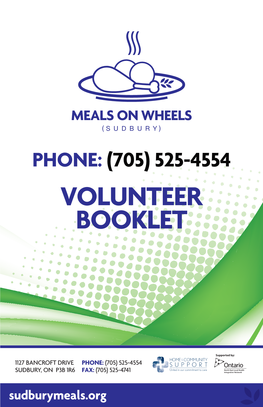 Volunteer Booklet