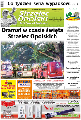 Dramat W Czasie Święta Strzelec Opolskich