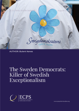 The Sweden Democrats: Killer of Swedish Exceptionalism