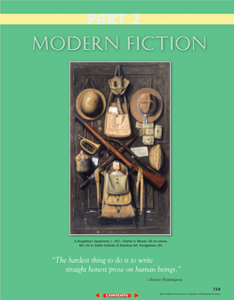 Modern Fiction