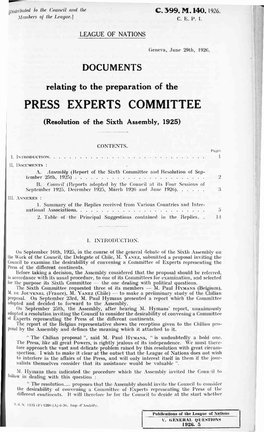 Press Experts Committee