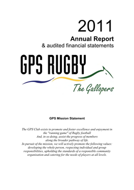 2011 Annual Report & Audited Financial Statements