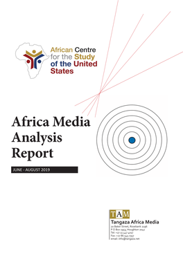 Wits ACSUS Media Analysis June-August 2019.Indd