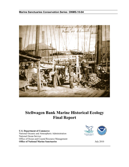 Stellwagen Bank Marine Historical Ecology Final Report