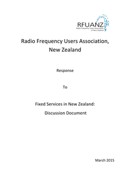 Radio Frequency Users Association, New Zealand
