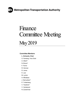 Finance Committee Meeting