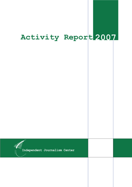 Activity Report 2007