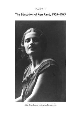 The Education of Ayn Rand, 1905–1943