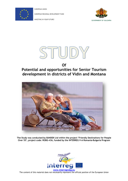 Study of Potential and Opportunities for Senior Tourism Development In