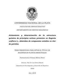 Universidad Nacional De La Plata