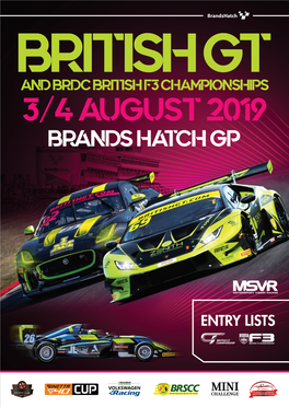 3/4 August 2019 Brands Hatch Gp