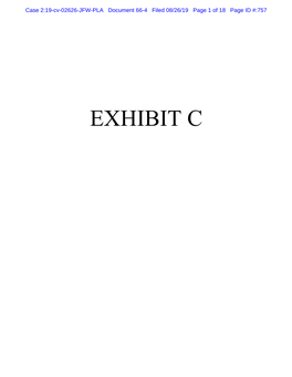 EXHIBIT C Case 2:19-Cv-02626-JFW-PLA Document 66-4 Filed 08/26/19 Page 2 of 18 Page ID #:758 PEACEKEEPING IMPUNITY