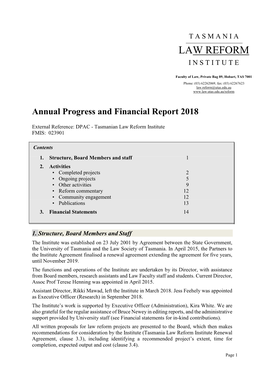 Annual Report 2018 (PDF File 115.2