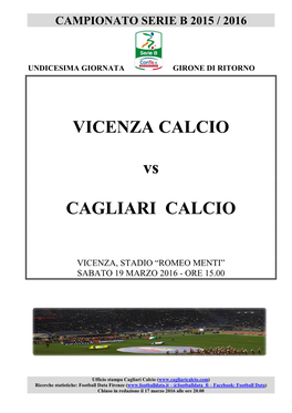 Vicenza-Cagliari