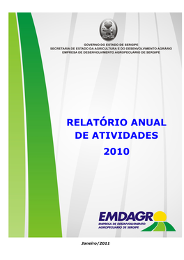 Relatório Anual De Atividades 2010