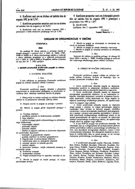 6. ~Kficient Nsti an Na &Robno Od Ntetka Leta Do * Avgusta 1992 Je Bi1'0,747