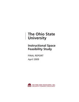 2009 Instructional Space Feasibility Study