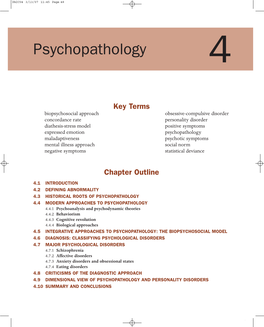 Psychopathology 4