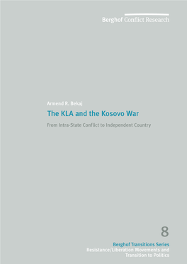 The KLA and the Kosovo War