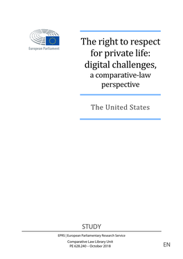 The Right to Respect for Private Life: Digital Challenges, a Comparative-Law Perspective
