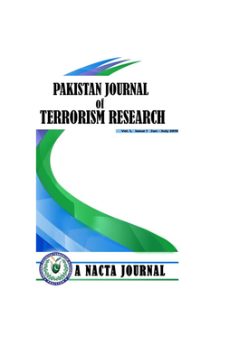 Pakistan Journal of Terrorism Research, Vol I, Issue 1