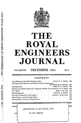 Royal Engineers Journal