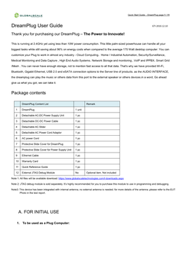 Dreamplug User Guide GTI-2010.12.10