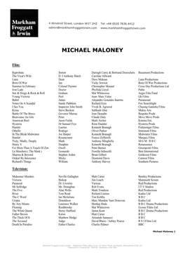 Michael Maloney