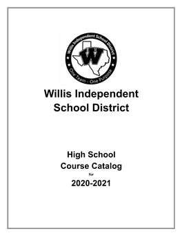 2020-2021 High School Course Catalog