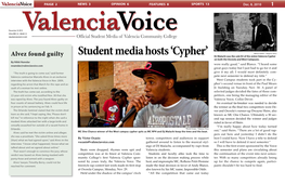 Student Media Hosts ‘Cypher’ DJ Malachi Was the Sole DJ of the Entire Valencia Cypher on Both the Osceola and West Campuses