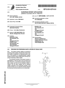 Process for Preparing Diaryl Esters of Oxalic Acid