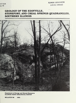 Geology of the Eddyville, Stonefort, and Creal Springs Quadrangles, Southern Illinois