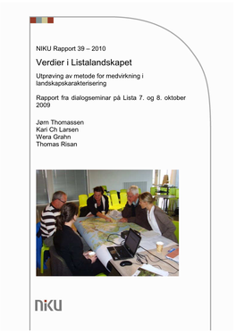 NIKU Rapport 39 – 2010