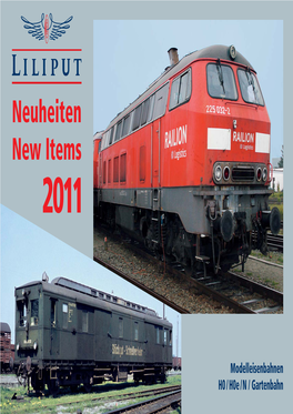 Neuheiten-Flyer Liliput