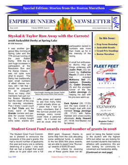 Empire Runners Newsletter E