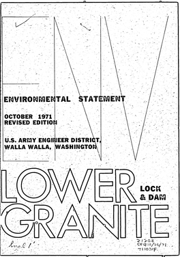 Lower Granite Lock and Dam, Snake River, Washington and Idaho