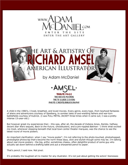 The Art & Artistry of Richard Amsel