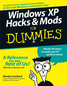 Windows XP Hacks & Mods for Dummies