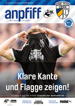 Klare Kante Und Flagge Zeigen!